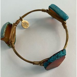 BB Bangle Bracelet with turquoise stones